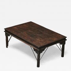 Antique Rajasthan Courtyard Door Dining Table 19th Century - 4402819