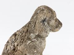 Antique Reconsitituted Stone Puppy or Dog Garden Ornament Mid 20th C  - 3714689