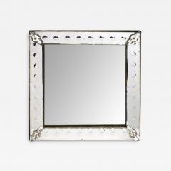 Antique Rectangular Venetian Etched Mirror ex collection Joan Rivers Estate - 1829320