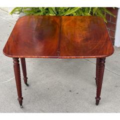 Antique Regency Mahogany Console Flip Top Game Table - 3523259