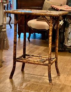 Antique Regency Style Bamboo Chinoiserie Table C 1840 - 3234715