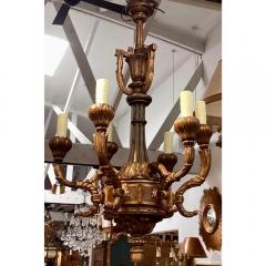 Antique Regency Style Giltwood Chandelier - 3697287