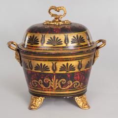 Antique Regency Toleware Coal Scuttle - 976203