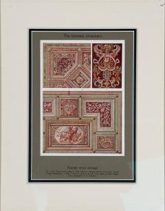 Antique Renaissance Six Framed Antique Ornament Prints 20th C  - 4585224