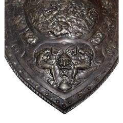 Antique Renaissance Style Relief Shield W Roman Soldiers - 4317197