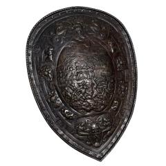 Antique Renaissance Style Relief Shield W Roman Soldiers - 4317200