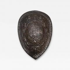 Antique Renaissance Style Relief Shield W Roman Soldiers - 4319629