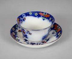 Antique Royal Staffordshire Pottery Cup and Saucer - 4024515