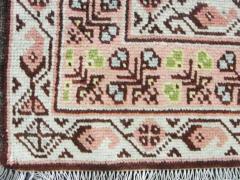 Antique Rug Unusual 34 x 66  - 3963359