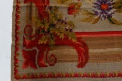 Antique Russian Bessarabian Floral Hand Knotted Wool Rug - 1906343
