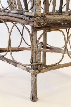 Antique Rustic French Twig Chair - 1436908