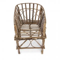 Antique Rustic French Twig Chair - 1436912