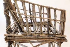 Antique Rustic French Twig Chair - 1436922