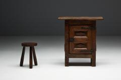 Antique Rustic Oak Cabinet France 19th Century - 4452180