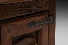 Antique Rustic Oak Cabinet France 19th Century - 4452201