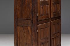 Antique Rustic Oak Cabinet France Early 19th Century - 4645516
