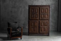Antique Rustic Oak Cabinet France Early 19th Century - 4645530
