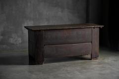 Antique Rustic Oak Coffer England Early 18th Century - 4606541
