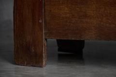 Antique Rustic Oak Coffer England Early 18th Century - 4606564