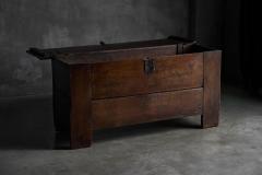 Antique Rustic Oak Coffer England Early 18th Century - 4606566