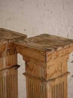 Antique Salvaged Architectural Wood Columns a Pair - 2803232