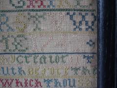 Antique Sampler 1742 by Mary Ellicott - 1908429