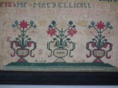 Antique Sampler 1742 by Mary Ellicott - 1908431