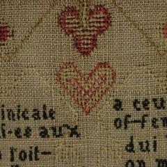 Antique Sampler 1777 by Phebe Hotham Aged 10 - 4513936