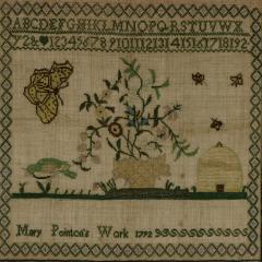 Antique Sampler 1792 by Mary Pointon - 4461432