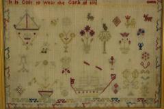 Antique Sampler 1799 by Anne Strong - 3034701