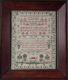 Antique Sampler 1801 by Sally Phipps - 1786509