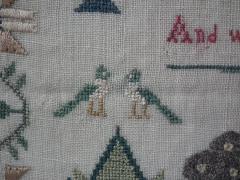 Antique Sampler 1801 by Sally Phipps - 1786516