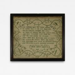 Antique Sampler 1801 by Sarah Banes - 3930945