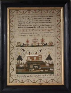 Antique Sampler 1805 by Frances Spriggs - 1745895