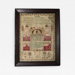 Antique Sampler 1830 by Eliza Jones Friendship - 2297981