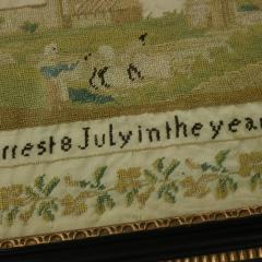 Antique Sampler 1830 by M Forrest - 4591926