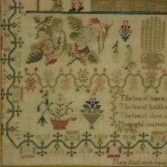 Antique Sampler 1830 by Mary Ann Smith - 3026681