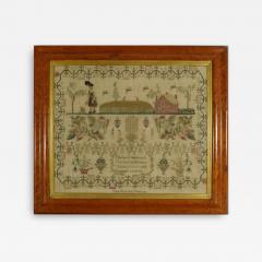 Antique Sampler 1830 by Mary Ann Smith - 3026831