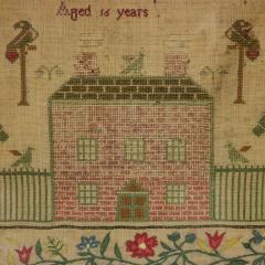 Antique Sampler 1837 by Marianne Butland Gill - 4182076