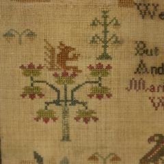 Antique Sampler 1837 by Marianne Butland Gill - 4182081