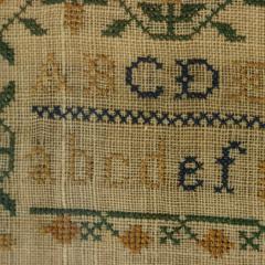 Antique Sampler 1840 By Elizabeth Ann Fox - 3641120