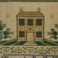 Antique Sampler 1840 By Elizabeth Ann Fox - 3641121