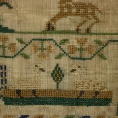 Antique Sampler 1840 By Elizabeth Ann Fox - 3641123