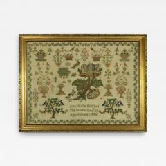 Antique Sampler 1842 by Ann Minter Aged 8 Years - 4640740
