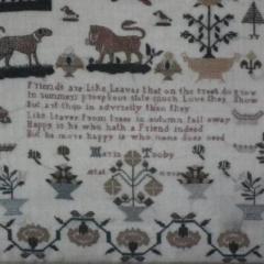 Antique Sampler by Maria Tooby c 1820 - 1908975