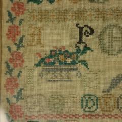 Antique Sampler c 1850 by Elizabeth Carter Sussex - 4659426