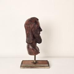 Antique Santos Head Possibly Spanish Colonial 19th century or earlier - 4392246