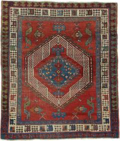 Antique Sarab Rug 38 x 43 - 4287725