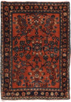 Antique Sarouk Rug 19 x 24 - 4287802