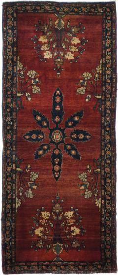 Antique Sarouk Rug 2 1 x 4 10  - 4591763